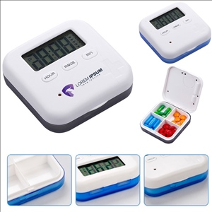 Intelligent Timing Warning Vibration Electronic Pills Container